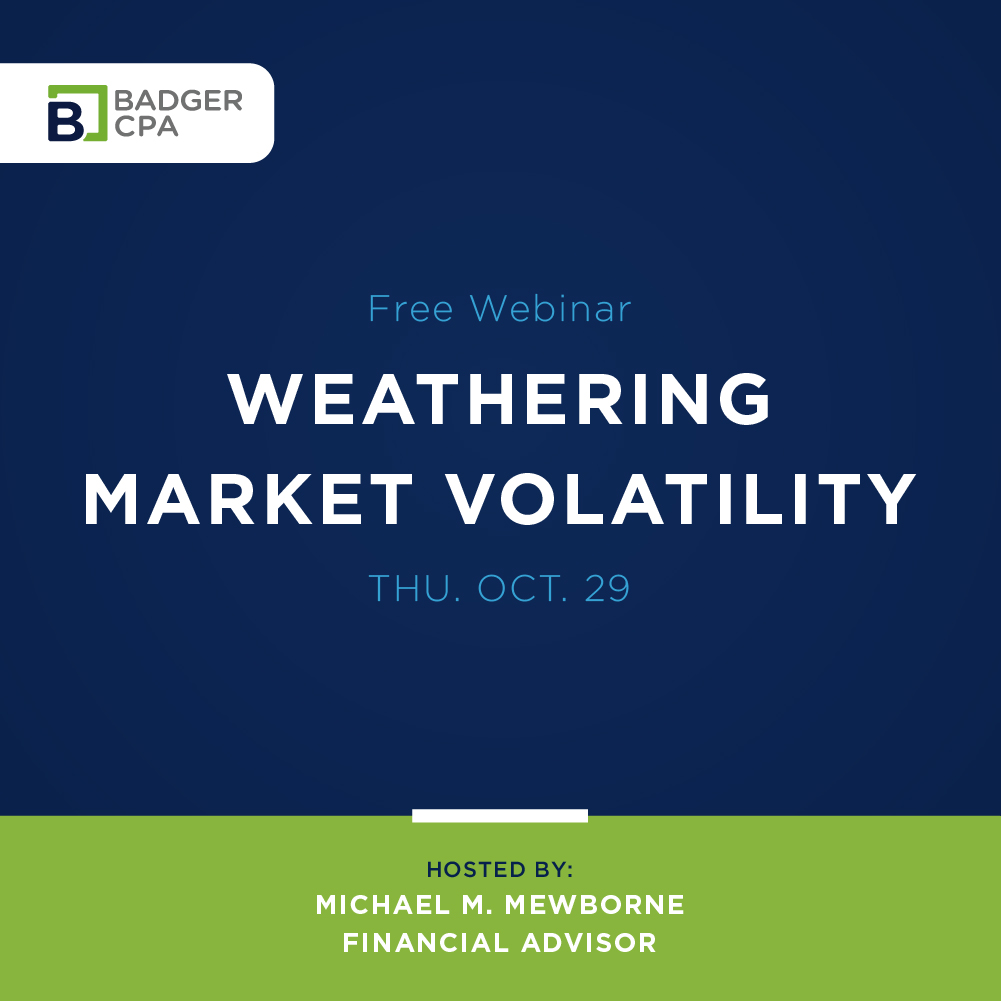 CPA webinar: weathering market volatility
