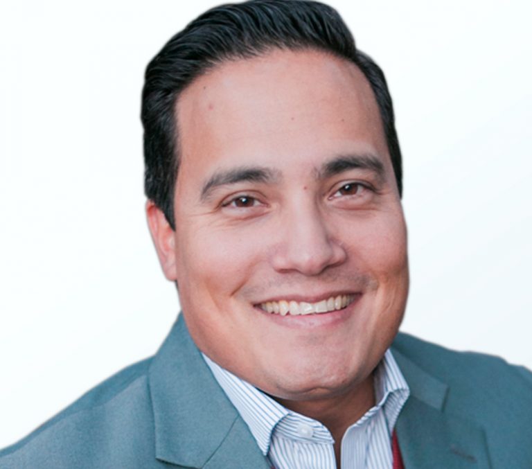 Headshot of a man on a white background